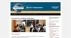 Desktop Screenshot of munich-toastmasters.de