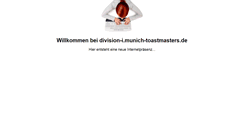 Desktop Screenshot of division-i.munich-toastmasters.de